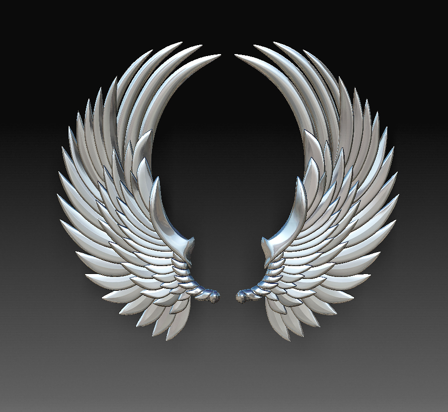 Free STL file Wings 2 👼・3D print design to download・Cults